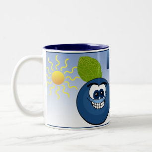Taza Bicolor Michigan Blueberry