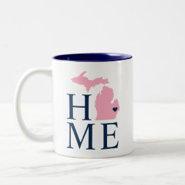 Taza Bicolor Michigan: El corazón de la ciudad de Personalizado