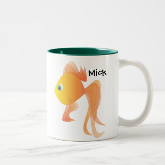 Taza Bicolor Mick the Goldfish