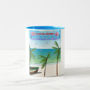 Taza Bicolor Micronesia "Viaje a la aventura"