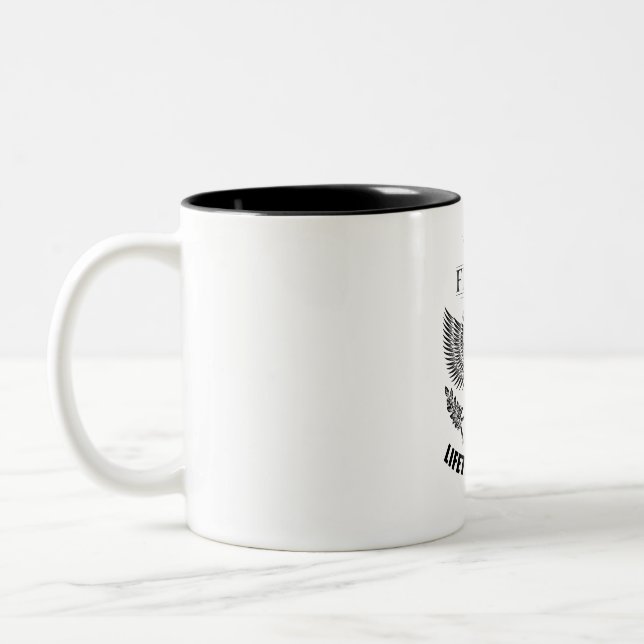 Taza Bicolor Miembro de Team Fischer Lifetime (Izquierda)