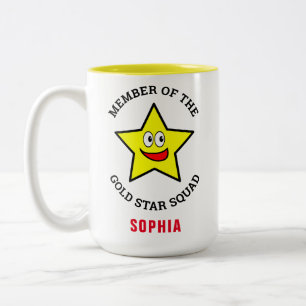 Taza Bicolor Miembro del equipo Gold Star Squad