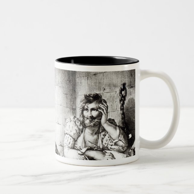 Taza Bicolor Miguel de Cervantes Saavedra (Derecha)