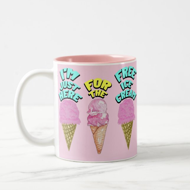 Taza Bicolor Mikitiez icecream fiesta favorita el verano (Izquierda)