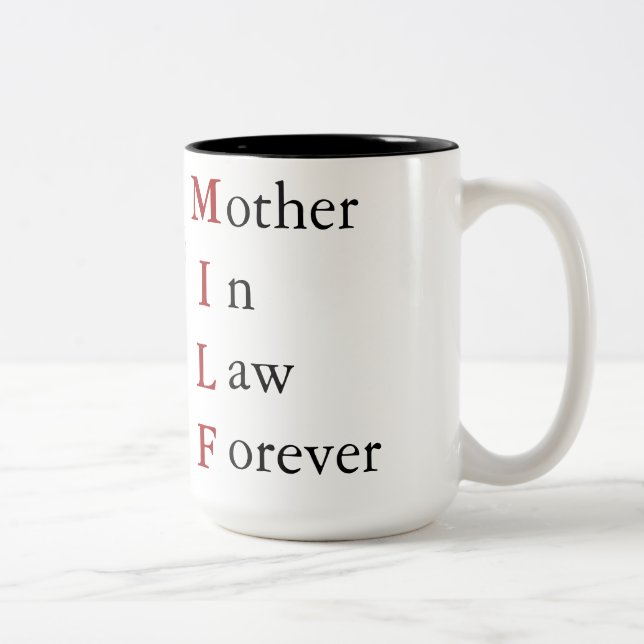 Taza Bicolor MILF - Suegra para siempre (Derecha)