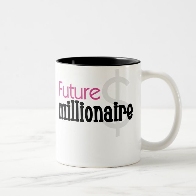 TAZA BICOLOR MILLONARIO FUTURO ROSADO (Derecha)