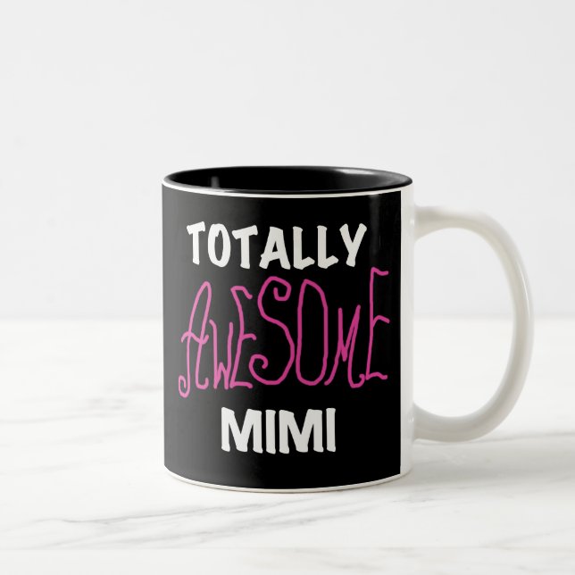 Taza Bicolor Mimi totalmente camisetas impresionante y regalos (Derecha)