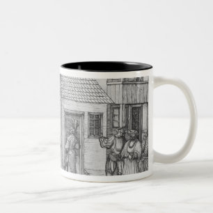 Taza Bicolor Mina de plata de las Croix-aux.-Minas del La,