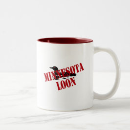 Taza Bicolor Minesota Loon