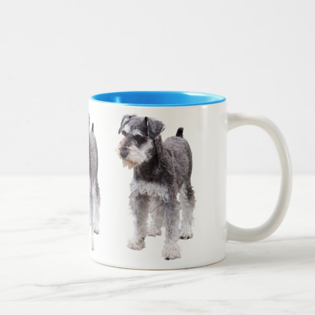 Taza Bicolor Miniature Schnauzer (Derecha)