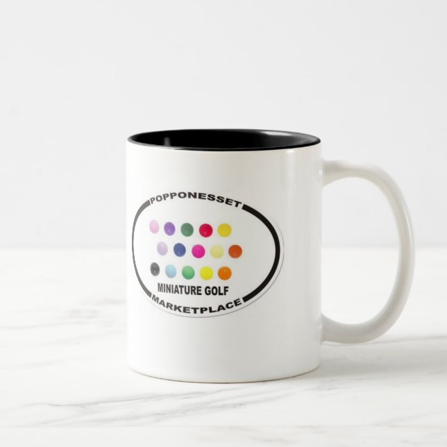 Taza Bicolor minigolf del popponesset (Derecha)