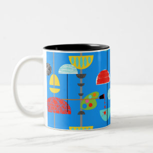 Taza Bicolor Minimalista arte moderno