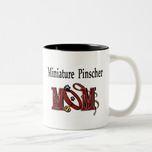 Taza Bicolor Ministra Pinscher Mom Mug