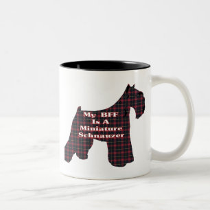 Taza Bicolor Ministra Schnauzer BFF Mug