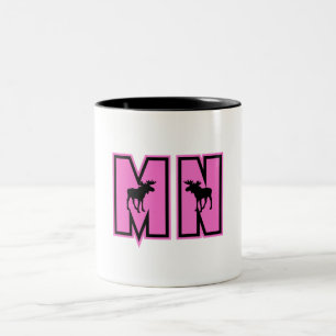 Taza Bicolor Minnesota Moose