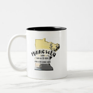 Taza Bicolor Minnesota, Tierra de 10.000 Lagos...
