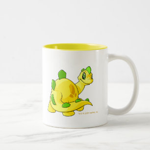 Taza Bicolor Mirada de Chomby amarillo