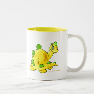 Taza Bicolor Mirada de Chomby amarillo