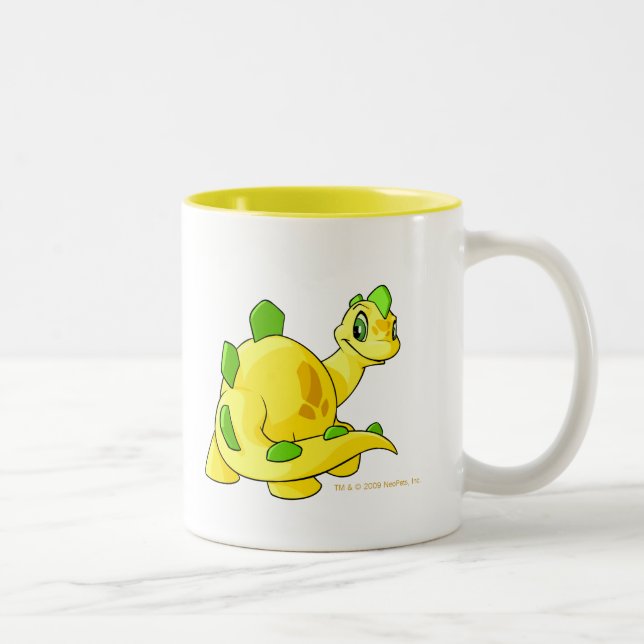 Taza Bicolor Mirada de Chomby amarillo (Derecha)