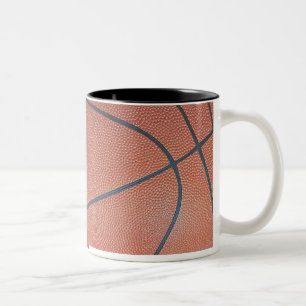 Taza Bicolor Mirada de la textura de Spirit_Basketball del