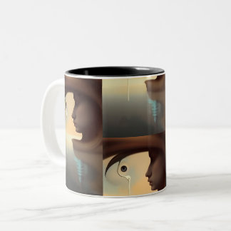 Taza Bicolor Mirar al agua