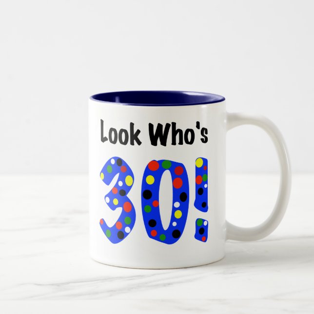 Taza Bicolor Mire quién es 30 (Derecha)
