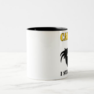 Taza Bicolor Miro fijamente detrás - cabra