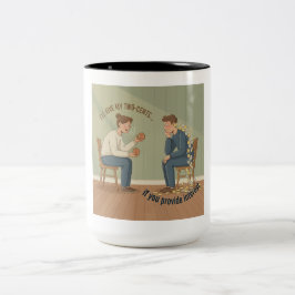 Taza Bicolor Mis Dos Centavos