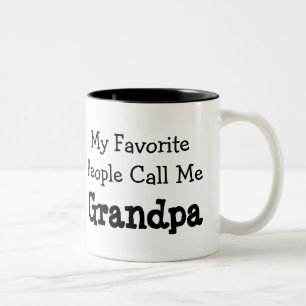 Taza Bicolor Mis personas favoritas me llaman abuelo