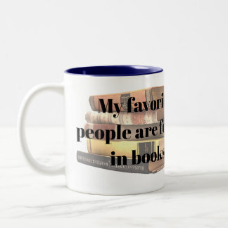 Taza Bicolor Mis personas favoritas se encuentran en los libros