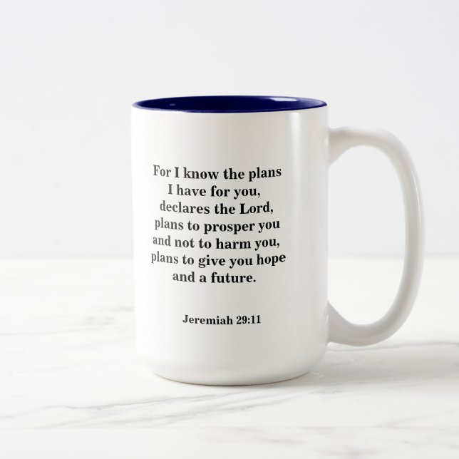 TAZA BICOLOR MIS PLANES PARA USTED (Derecha)