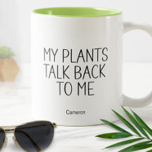 Mis Plantas Me Hablan De Vuelta Divertido Gracioso