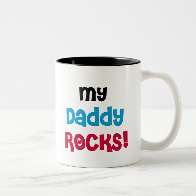 Taza Bicolor Mis rocas del papá (Derecha)