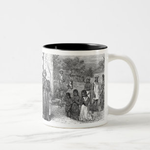 Taza Bicolor Misión española del Álamo