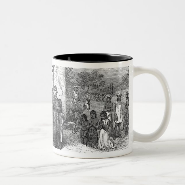 Taza Bicolor Misión española del Álamo (Derecha)