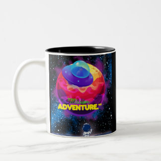 TAZA BICOLOR MISIÓN Y AVENTURA