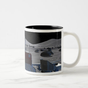 Taza Bicolor Misiones futuras 7 de la exploración espacial