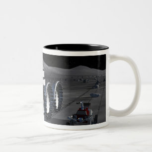 Taza Bicolor Misiones futuras 8 de la exploración espacial