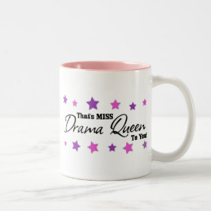 Taza Bicolor Miss Drama Reina Contigo