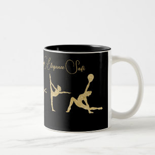 Taza Bicolor Miss Elegancia Gimnastic Gold