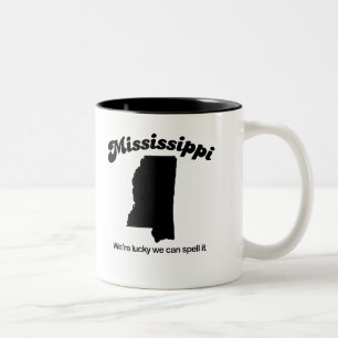 Taza Bicolor Mississippi - deletréelo