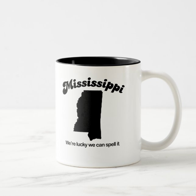 Taza Bicolor Mississippi - deletréelo (Derecha)
