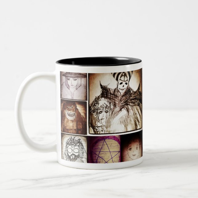 Taza Bicolor misterio de yaie 2 (Izquierda)