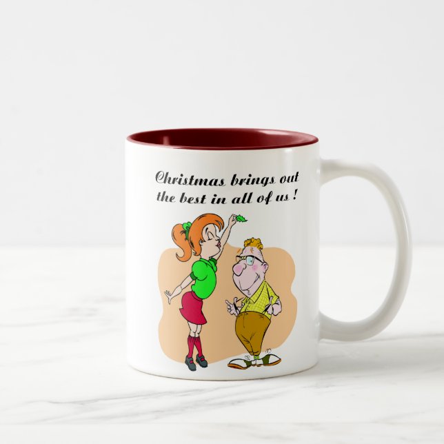 Taza Bicolor Mistletoe Mug (Derecha)