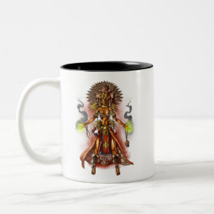 Taza Bicolor Mitología azteca Dios Managua