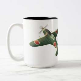 Taza Bicolor Mitsubishi J2M3 Raiden