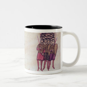 Taza Bicolor MMS Vitr 26-7 el ejército bizantino que pone al