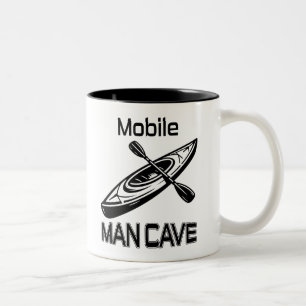 Taza Bicolor Mobile Man Cave Kayak