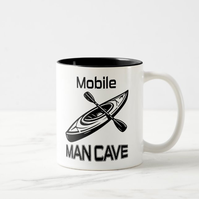 Taza Bicolor Mobile Man Cave Kayak (Derecha)