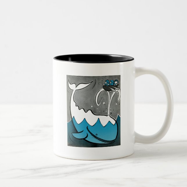 Taza Bicolor Moby Dick (Derecha)